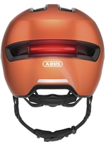 Abus Hud-Y Ace Goldfish Orange | guldfisk orange cykelhjälm med visir och LED lampa